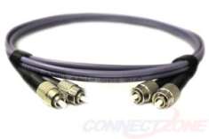 Purple singlemode fiber optic cables 9/125 duplex